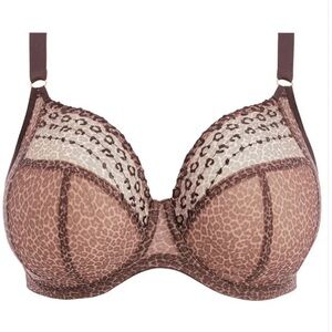 Elegant Brown Lace Bra